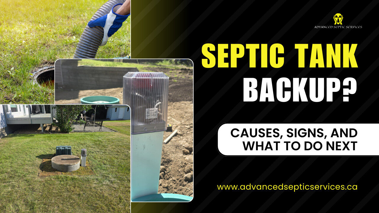 Septic Tank Backup? Causes, Signs, and What to Do Next