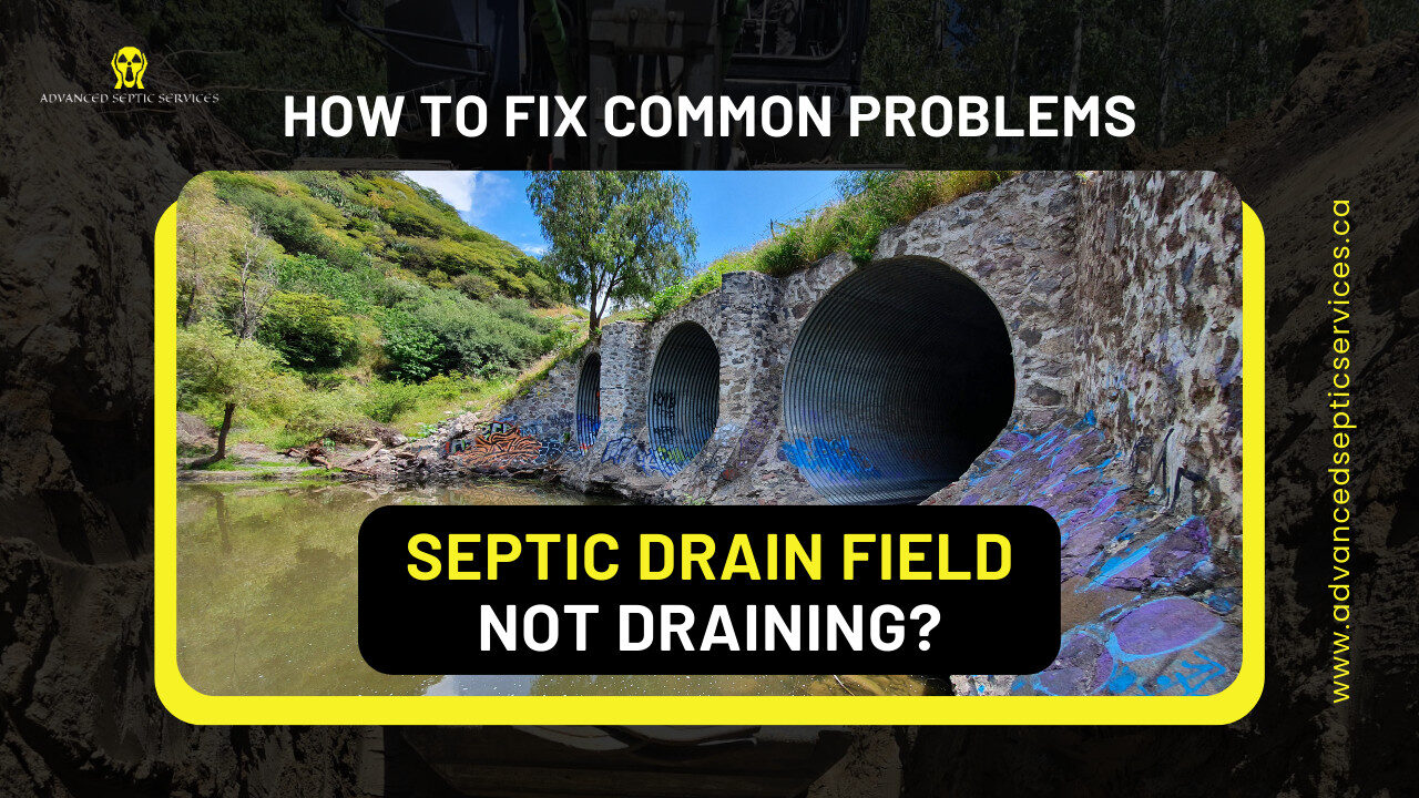 Septic Drain Field Not Draining? Common Problems and How to Fix Them
