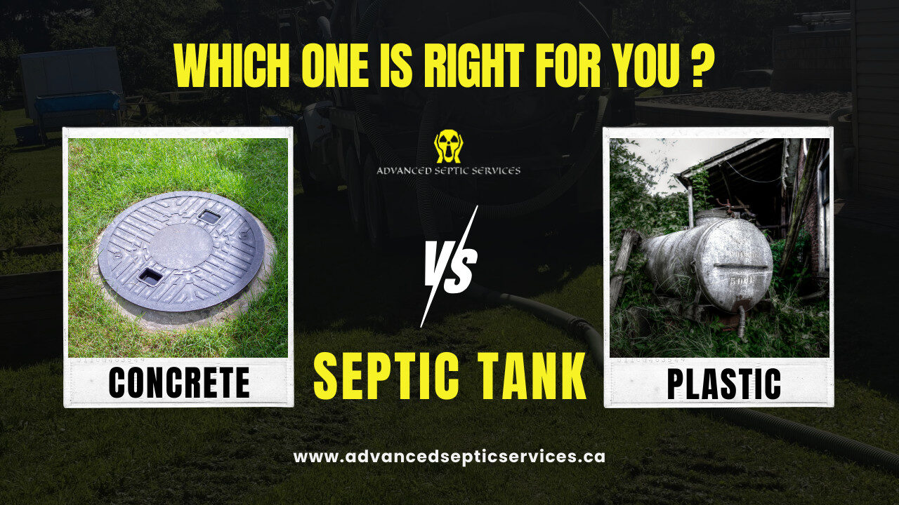 Concrete vs Plastic Septic Tank: Which One Is Right for You?