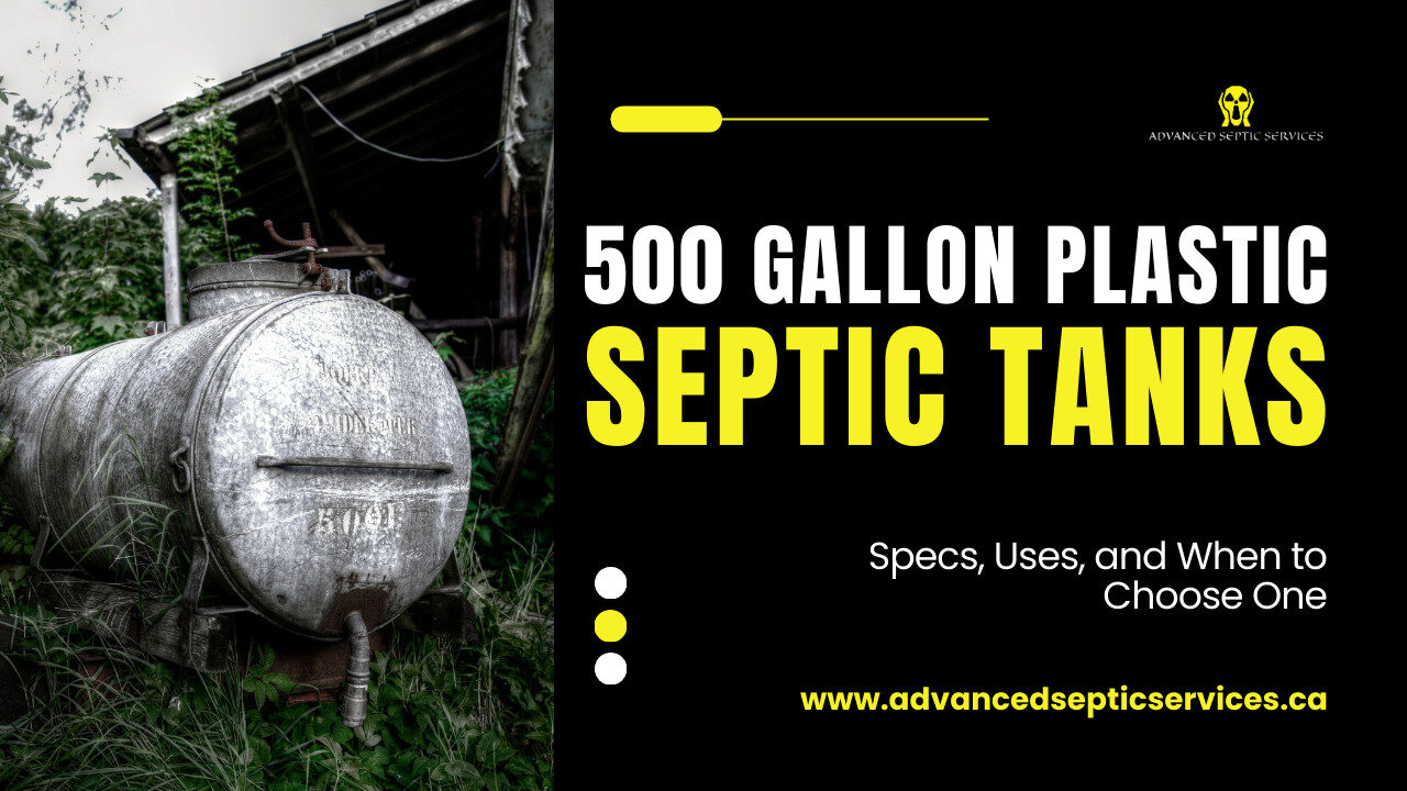 500 Gallon Plastic Septic Tank: Specs, Uses, and When to Choose One