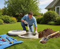 homeowner-inspecting-a-septic-system-in-a-backyard-emphasizing-maintenance-and-care-6b0433e6-0436-4381-b650-75cb24a440c9