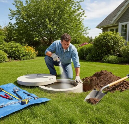homeowner-inspecting-a-septic-system-in-a-backyard-emphasizing-maintenance-and-care-6b0433e6-0436-4381-b650-75cb24a440c9