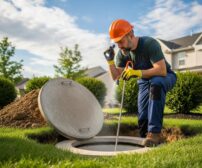 professional-inspecting-a-residential-septic-system-highlighting-maintenance-importance-20b8b49f-1a7c-4de7-88e9-fcdda6086392