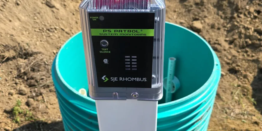septic alarm installation